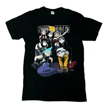 레어 00s 애니메이션 SOUL EATER 서울 이터 티셔츠 M 해외판
