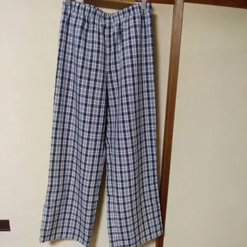 미사용 FREAK'S STORE 체크 이지 팬츠 M 사이즈
