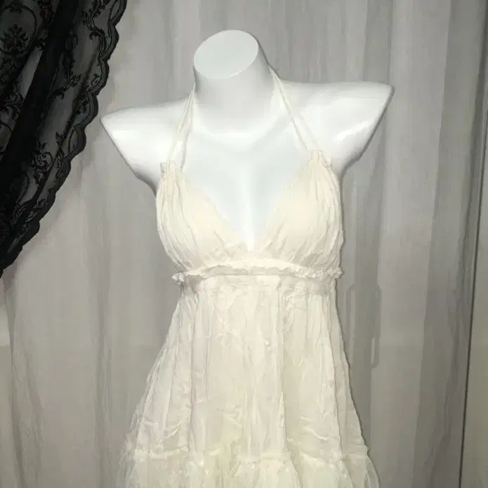 韓国人気[SWIMCITY♥] string frill one piece IVORY Light purple string frill one piece : SWIMCITY WORLDWIDE