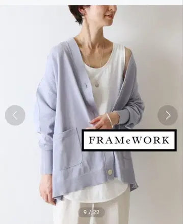 프레임워크 FRAMeWORK 라운드 헴 탱크탑 일본제