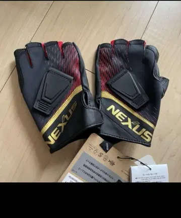 NEXUS 낚시 장갑 블랙/레드