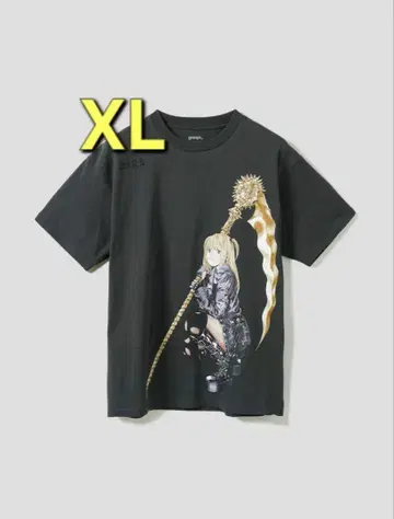 XL 미카이 사 & 렘 빅 실루엣 티셔츠 그라니프 데스노트