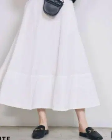 basement online 플레어 스커트 화이트 M