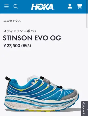 HOKA ONE ONE STINSON EVO OG 28.5cm