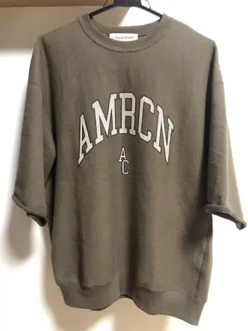 AMERICAN 아메리카나 HALF SLEEVE SWEAT