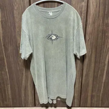 구제 의류 그레이 반팔 티셔츠