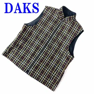DAKS 닥스 리버서블 베스트 블랙 폴리에스테르 L C3602