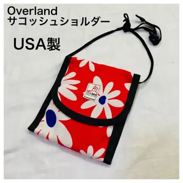 레어! USA제 오버랜드 Overland 사코슈 숄더 꽃무늬 90s