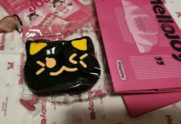 mellojoy 스퀴즈 검은 고양이 냥코족 고양이