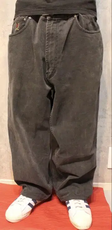 Tommy Jeans 그레이 와이드 팬츠 36/30