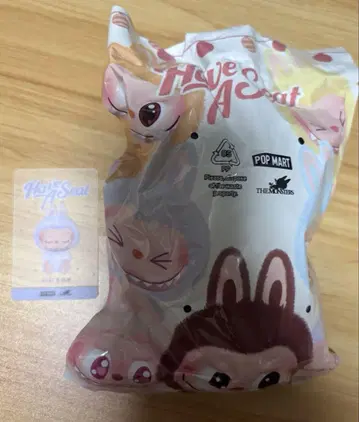 LABUBU 라부부 have a seat 봉제 인형 ZIZI