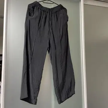 le Glazik 네이비 와이드 팬츠 36