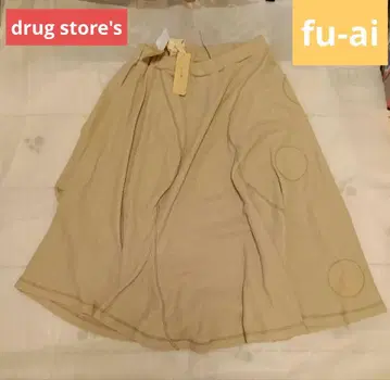 drug store's fu-ai 디자인 와플 스커트 베이지