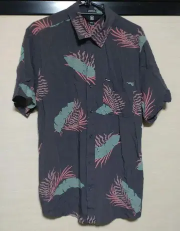 Volcom 알로하 반팔 셔츠 S