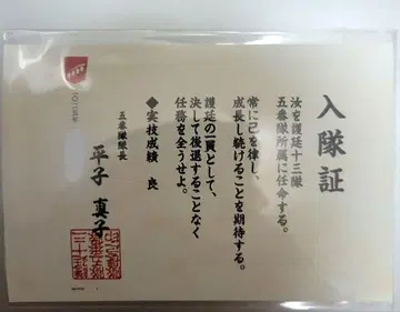 블리치 월드 입대증 5번대 히라코 마코