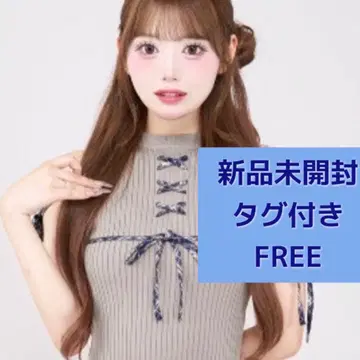 미개봉 새상품 도킹 레이스업 미니 원피스 FREE darich