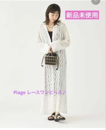 Plage 플라주 레이스 셔츠 원피스 38 사이즈