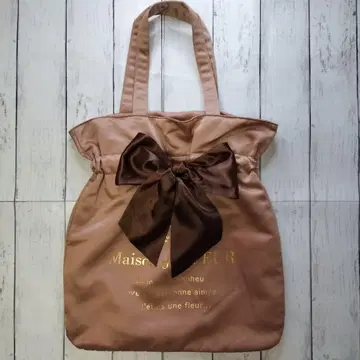 Maison de FLEUR 리본 토트백