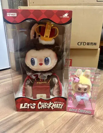 THE MONSTERS Let's Checkmate 봉제 인형 2개 세트