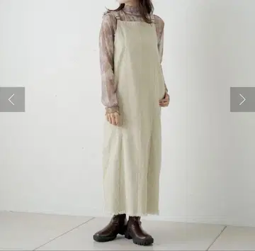 kastane 스트레치 데님 프린지 잔스카