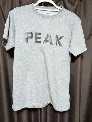 SNOW PEAK 로고 그레이 S 사이즈 캠핑 아웃도어