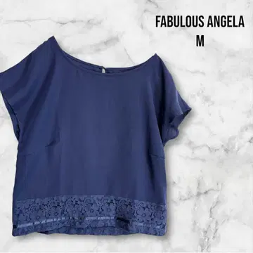FABULOUS ANGELA 네이비 M 상의 블라우스