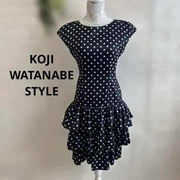 하자품 KOJI WATANABE STYLE 원피스 도트 도트 프릴