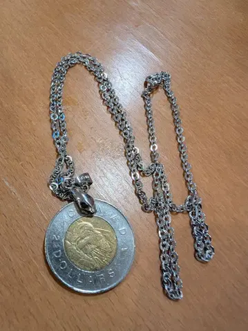 코인형 펜던트 목걸이