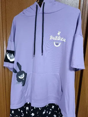 BUBBZu 라벤더 후드 부착 후드티