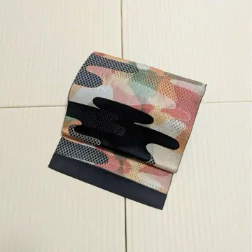 블랙 베이스 에카 나고야 오비(약 24cm)