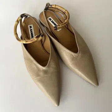 JIL SANDER 질 샌더 대나무 발찌 펌프스 샌들