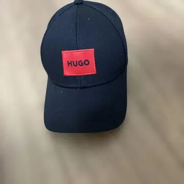 HUGO 블랙 레드 캡 M/L