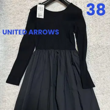 유나이티드 애로우즈 2WAY 원피스 긴팔 롱 원피스