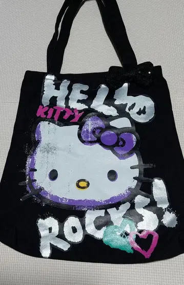 HELLO KITTY ROCKS 토트백 키티