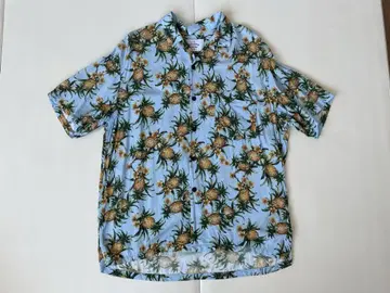 PORTUGUESE flannel 남성용 오픈 카라 셔츠 XL 사이즈