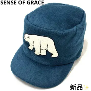새상품 SENSE OF GRACE 캡 시로쿠마 하운드투스 체크