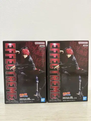 2개 세트! NARUTO 나루토 전갈 피규어 EFFECTREME