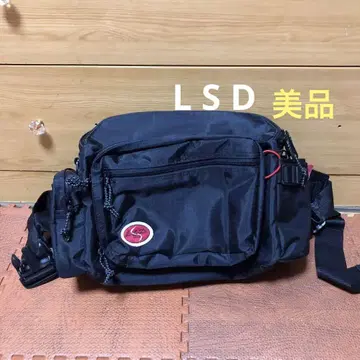 L.S.D. Designs 블랙 낚시용 가방 힙 백 블랙
