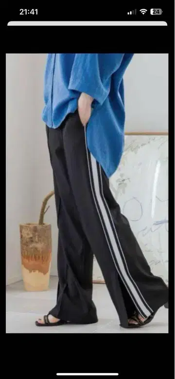 사이드 라인 팬츠 [F]