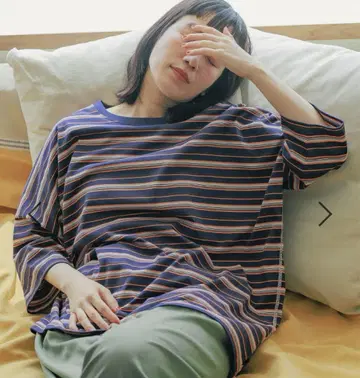 니코앤드 COLOR 마이스터 사라트 티셔츠 네이비 보더 M