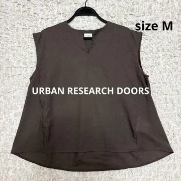 URBAN RESEARCH DOORS 프렌치 슬리브 블라우스 린넨 혼방