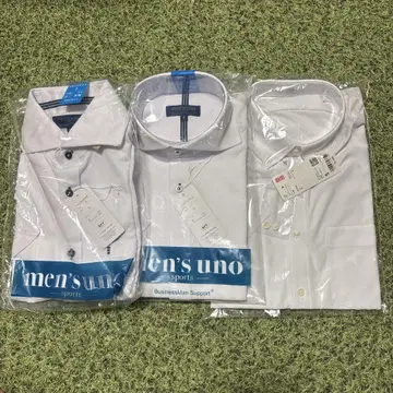 반팔 와이셔츠 3장 세트 S 사이즈