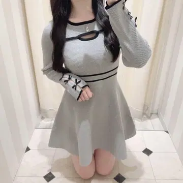 evelyn 원피스 그레이