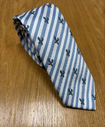 TSUMORI CHISATO 츠모리치사토 선인장 패턴 넥타이 일본산