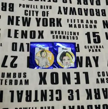 매쉬 핀 캔뱃지 2개 세트 도쿄 타워