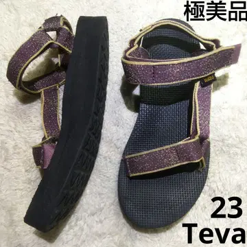 미사용급 Teva 스포츠 샌들 키라키라 스트랩 23cm