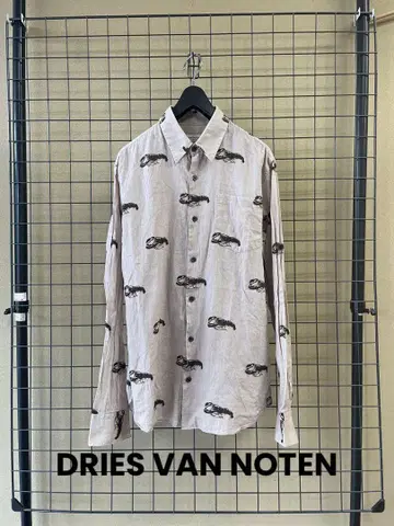 DRIES VAN NOTEN 드리스반노튼 랍스터 모티브 셔츠
