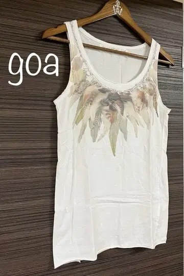 goa 꽃무늬 프린트 탱크탑