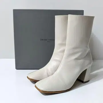 UNITED ARROWS 유나이티드 애로우즈 부츠 35 얇은 베이지