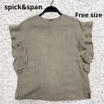 spick&span 소데 플레어 블라우스 돌먼 슬리브 프렌치 슬리브